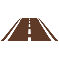 2 wide road